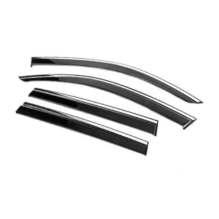 Windschermen met chromen sierlijst Niken Luxury (4 stuks) Subaru Forester 2018–2024 foto 2
