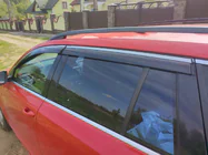 Skoda Octavia III A7 2013–2019 Windschermen met chromen sierlijst Niken Luxury (SW, 4 stuks) foto 2
