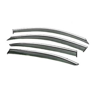 Raamwindschermen met chromen sierlijst Niken Luxury (LiftBack, 4 stuks) Skoda Octavia II A5 2006–2010 foto 3