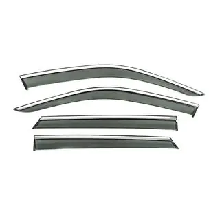Winddeflectoren met chroomlijst Niken Luxury (HB, 4 stuks)