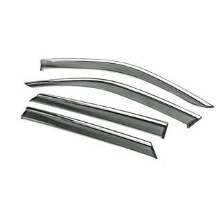 Winddeflectoren met chroomlijst Niken Luxury (HB, 4 stuks) foto 2