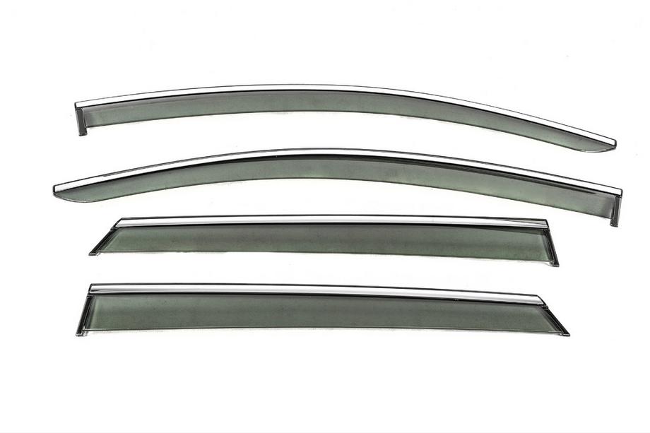Toyota bZ4X 2022– Windschermen met chromen sierlijst Niken Luxury (4 stuks) Image