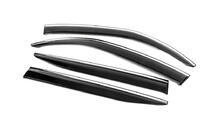 Toyota Land Cruiser 300 2021– Windschermen met chromen sierlijst Niken Luxury (4 stuks) foto 2