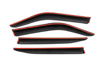 Toyota Land Cruiser 300 2021– Windschermen met chromen sierlijst Niken Luxury (4 stuks) foto 3
