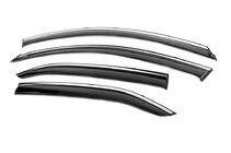 Toyota Camry 2006–2011 Raamdeflectoren met chromen sierlijst Niken Luxury (EU, 4 stuks) foto 2