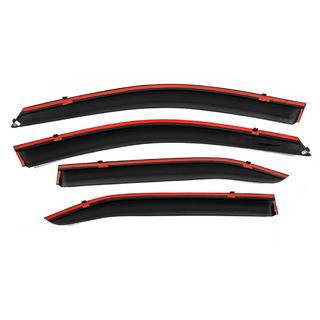 Raamdeflectoren met chromen sierlijst Niken Luxury (EU, 4 stuks) Toyota Camry 2006–2011 foto 3