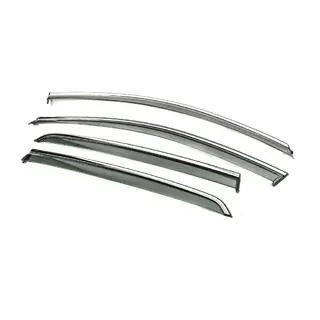 Winddeflectoren met chroomlijst Niken Luxury (HB, 4 stuks) foto 2