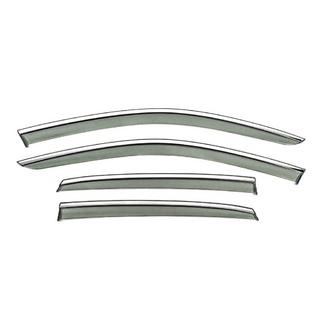 Windschermen met chromen sierlijst Niken Luxury (4 stuks)