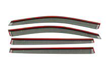 Volkswagen Touran 2003–2010 Windschermen met chromen sierlijst Niken Luxury (4 stuks) foto 3