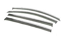 Volkswagen Touran 2010–2015 Windschermen met chromen sierlijst Niken Luxury (4 stuks) foto 2