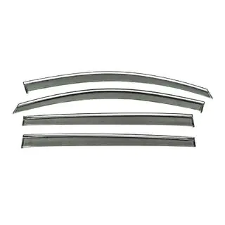 Windschermen met chromen sierlijst Niken Luxury (4 stuks)