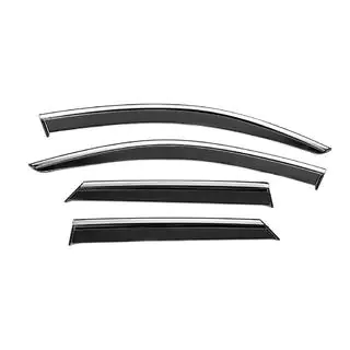 Windschermen met chromen sierlijst Niken Luxury (4 stuks)