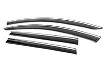 Volkswagen Passat B7 2012–2015 Windschermen met chromen sierlijst Niken Luxury (SW, 4 stuks) foto 2