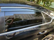 Volkswagen Passat B7 2012–2015 Raamwindschermen met chromen sierlijst Niken Luxury (USA, 4 stuks) foto 4
