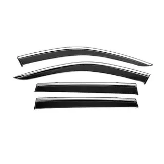 Windschermen met chromen sierlijst Niken Luxury (4 stuks)