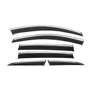 Raamwindschermen met chromen sierlijst Niken Luxury (6 stuks)