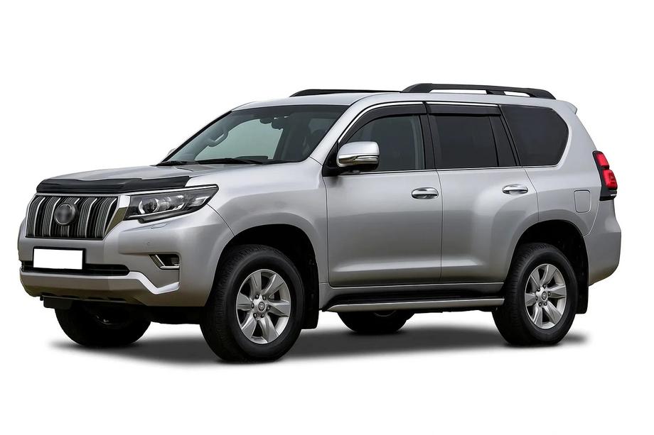 Toyota Land Cruiser Prado 150 2009–2023 Raamwindschermen met chroom Niken Luxury (4 stuks) Foto 1