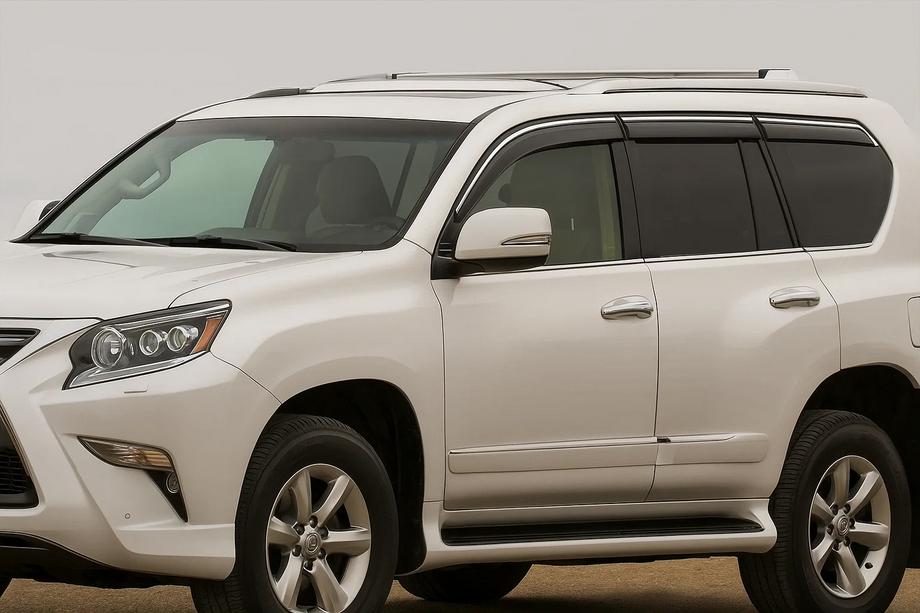 Lexus GX460 2009–2023 Raamwindschermen met chromen sierlijst Niken Luxury (6 stuks) Image