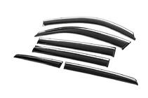 Toyota Land Cruiser 200 2007–2021 Raamwindschermen met chromen sierlijst Niken Luxury (6 stuks) foto 6