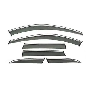Raamwindschermen met chromen sierlijst Niken Luxury (6 stuks)