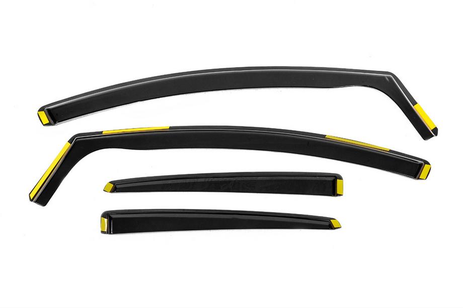 Ford Focus III 2011–2017 In-channel winddeflectoren Niken Luxury (SD/HB, 4 stuks) Foto 2