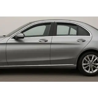 In-channel raamdeflectoren Niken Luxury (4 stuks) Mercedes C-klasse W205 2014–2021 foto 1
