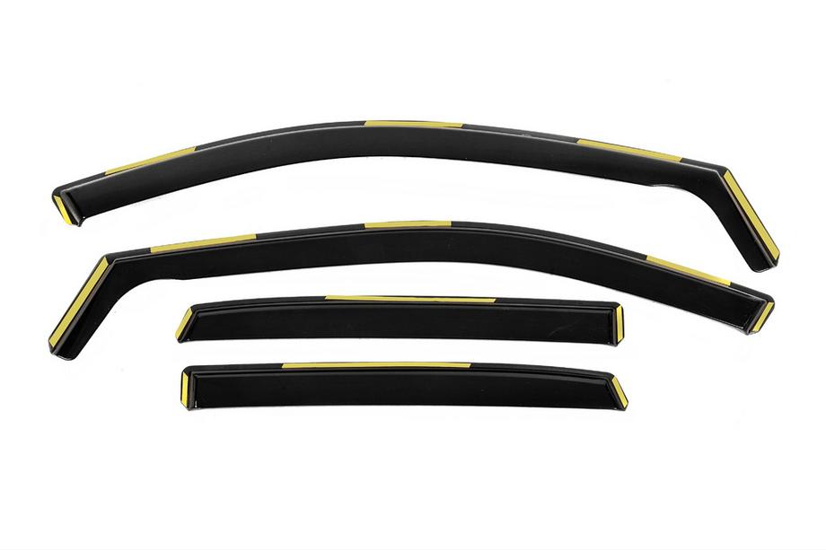 Nissan Qashqai 2021– In-channel raamdeflectoren Niken Luxury (4 stuks) Image