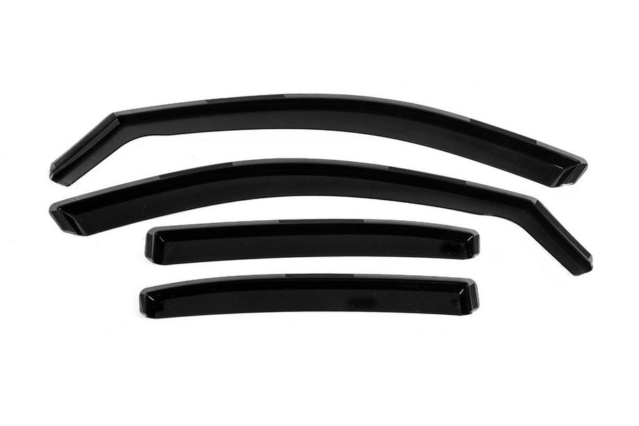 Skoda Octavia II A5 2006–2010 Niken Luxury in-channel raamwindschermen (LiftBack, 4 stuks) Foto 3