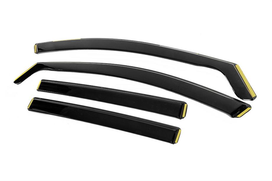 Toyota Rav 4 2013–2018 In-channel raamdeflectoren Niken Luxury (4 stuks) Foto 2
