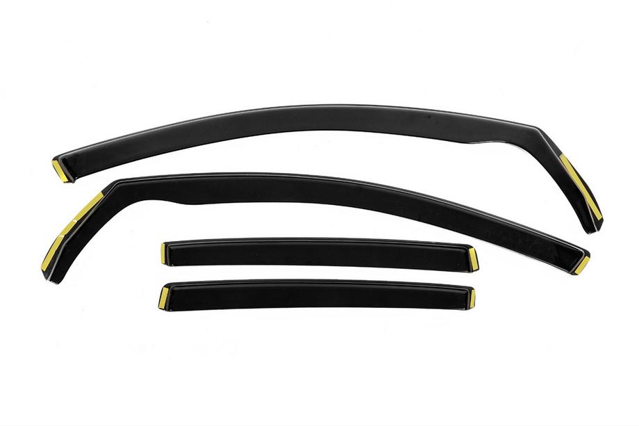Volkswagen Golf 6 2008–2014 In-channel raamwindschermen Niken Luxury (HB, 4 stuks) Image
