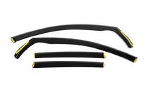 Volkswagen Golf 5 2003–2009 In-channel raamwindschermen Niken Luxury (HB, 4 stuks) foto 1