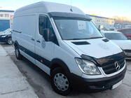 Mercedes Sprinter W906 2006–2018 Voorruit zonneklep V-3 (zwart hoogglans, 5 mm) foto 2