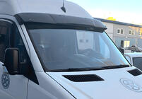Volkswagen Crafter 2006–2016 Voorruit zonneklep V-3 (zwart hoogglans, 5 mm) foto 1