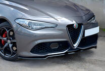 Alfa Romeo Giulia 2016–2022 Voorbumper lipspoiler DPT (2016-2019, hoogglans zwart) foto 1