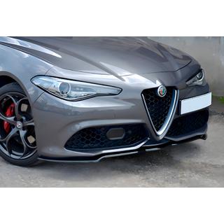 Voorbumper lipspoiler DPT (2016-2019, hoogglans zwart) Alfa Romeo Giulia 2016–2022