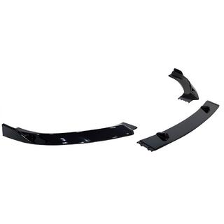 Voorbumper lip spoiler DPT V-1 (hoogglans zwart, 3-delig)