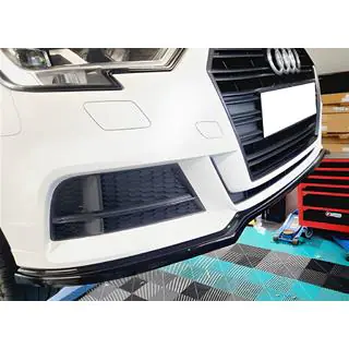 Front lip spoiler DPT V-2 (hoogglans zwart)