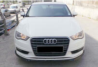 Audi A3 2012–2020 Voorbumper front lip splitter DPT V-3 (Sedan/HB, hoogglans zwart) foto 4