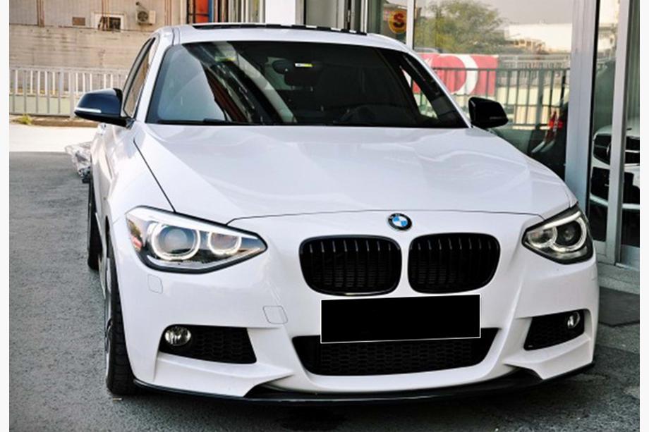 BMW 1 Serie F20/F21 2011–2019 DPT V-3 voorlip (voor M Performance Style, hoogglans zwart) Foto 3