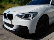 BMW 1 Serie F20/F21 2011–2019 Voorbumper lip splitter DPT V-1 (voor M Performance, hoogglans zwart, 2 stuks) foto 5