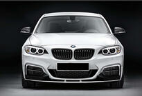 BMW 2-serie F22/F23 2014–2021 Front lip spoiler DPT V-2 (voor M Performance, hoogglans zwart) foto 2