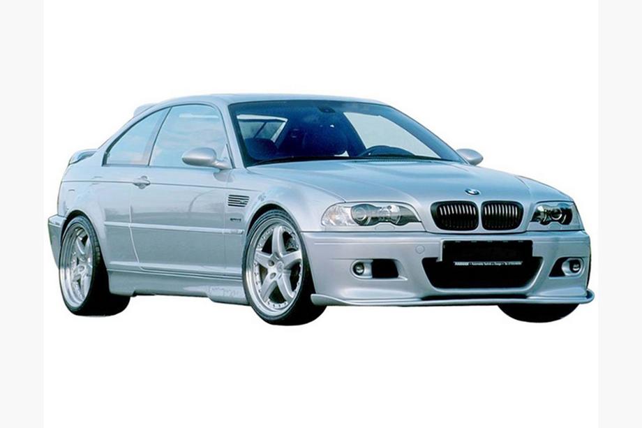 BMW 3 Serie E46 1998–2006 DPT voorbumper lip spoiler (voor Hamman, hoogglans zwart) Foto 2