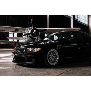 Front lip spoiler DPT V-2 (voor M Sport, hoogglans zwart)