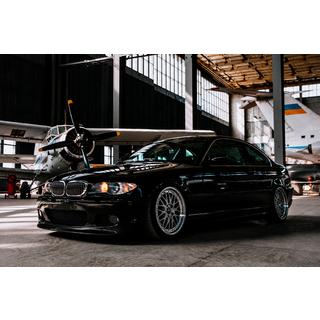 Front lip spoiler DPT V-2 (voor M Sport, hoogglans zwart) BMW 3 Serie E46 1998–2006 foto 3