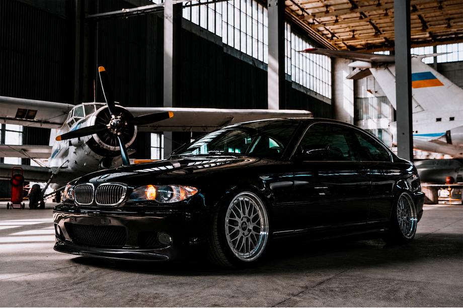 BMW 3 Serie E46 1998–2006 Front lip spoiler DPT V-2 (voor M Sport, hoogglans zwart) Foto 3