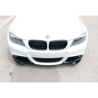 DPT front splitter flaps (voor E90 M-Sport 2008-2011, hoogglans zwart, 2 stuks) foto 3