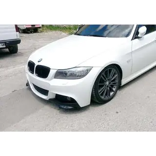 DPT front splitter flaps (voor E90 M-Sport 2008-2011, hoogglans zwart, 2 stuks) foto 1