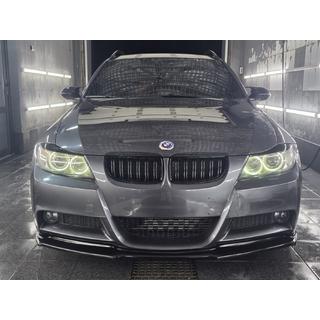 Voorbumper lip DPT (voor E90 M-Sport 2005-2008, glanzend zwart) BMW 3-serie E90/E91 2005–2011 foto 1