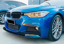 BMW 3 Serie F30/F31 2012–2019 DPT front lip splitter (voor M Performance, hoogglans zwart) foto 3