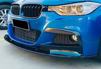 BMW 3 Serie F30/F31 2012–2019 DPT front lip splitter (voor M Performance, hoogglans zwart) foto 1
